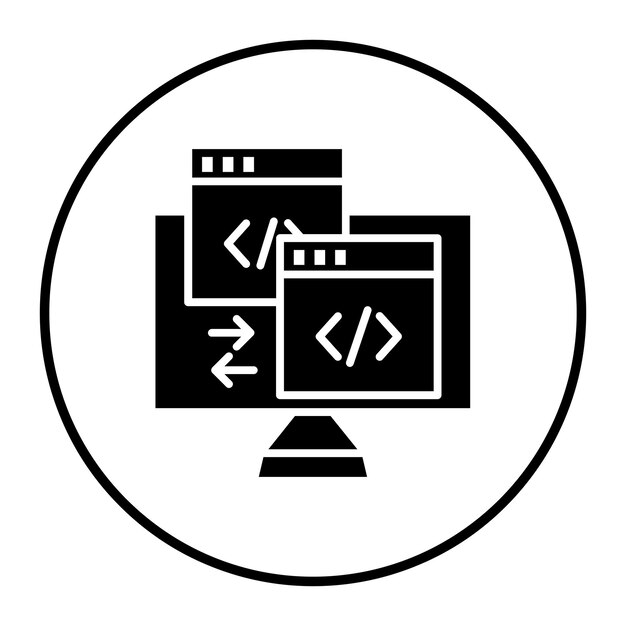 Code Refactoring Vector Illustration