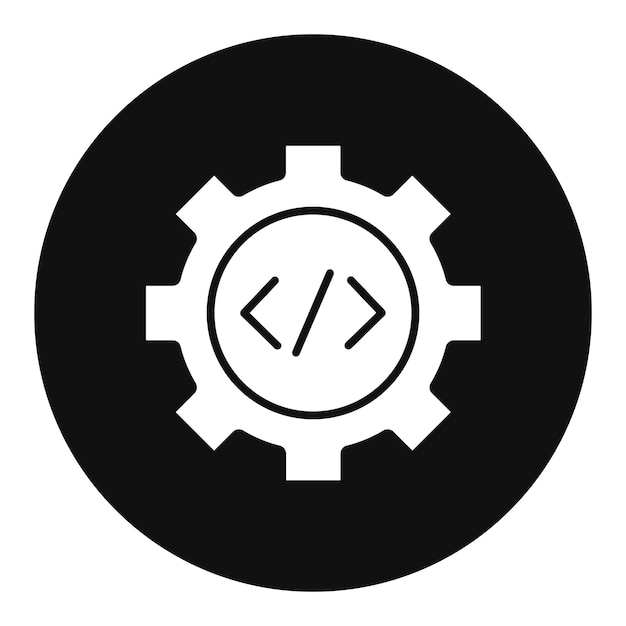 code settings vector illustration