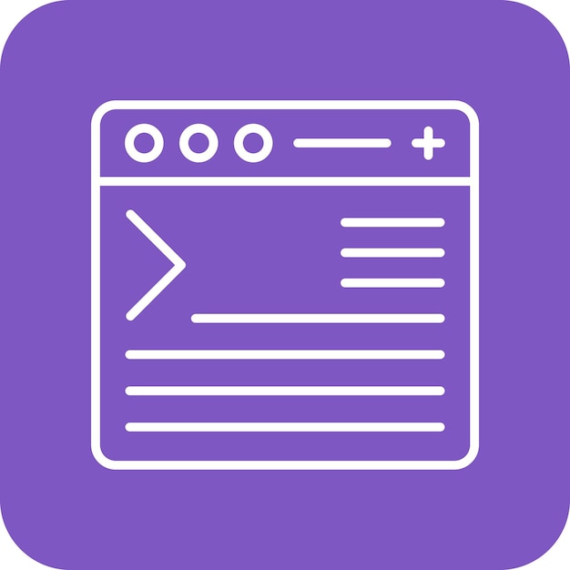 Code Terminal icon vector image Can be used for Computer Programming