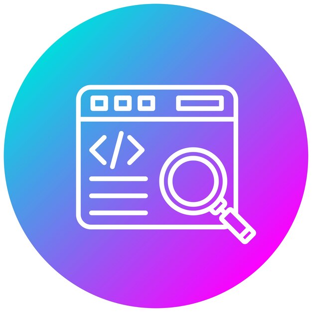 Code Testing Vector Illustration Style