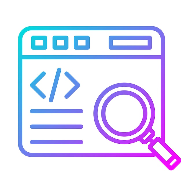 Code Testing Vector Illustration Style