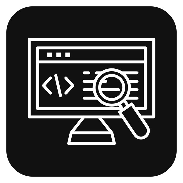 Code Testing Vector Illustration
