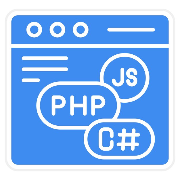 Coding Language icon vector image Can be used for Computer Programming