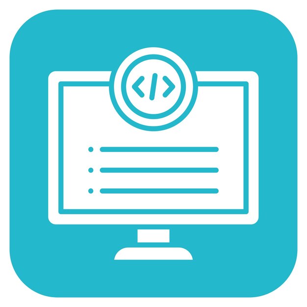 Coding Language icon vector image Can be used for Computer Science