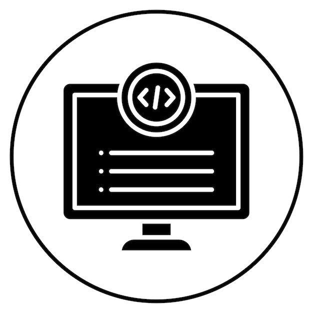 Coding Language icon vector image Can be used for Computer Science