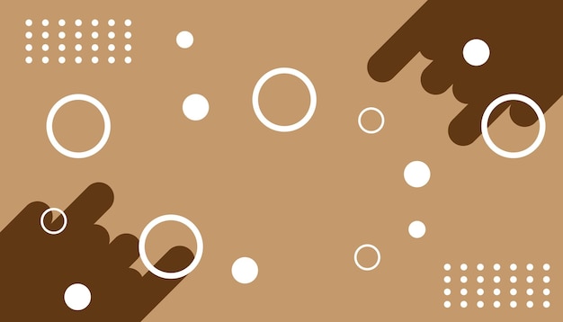 coffee abstract geometric vector graphic background