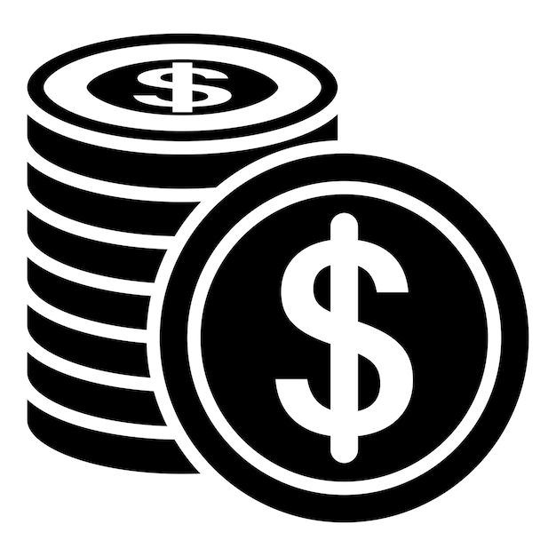 Coin icon design illustration design