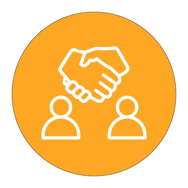 Collaboration icon vector image Can be used for Project Assesment