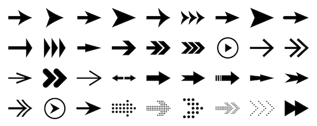 collection of arrow icons