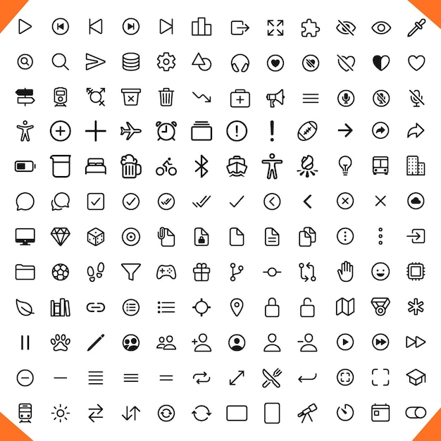 Collection of Line Icons