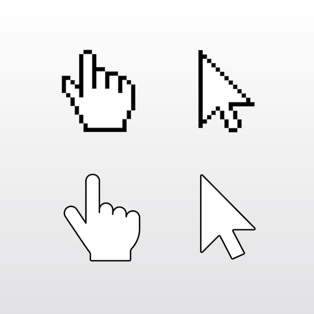 Collection of mouse cursor icons