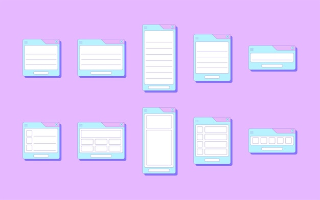 Collection of Retro Web UI Notes