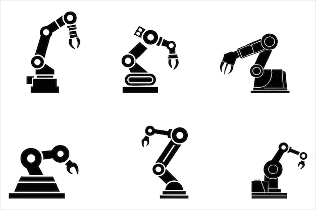 Collection of various robot arm designs