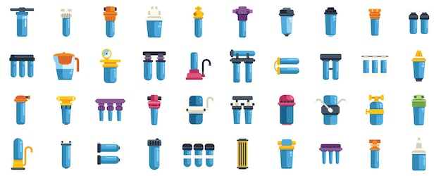 collection of water filters providing clean and safe drinking water