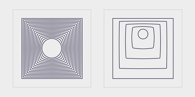 Collection of Y2K elements Trendy geometric postmodern figures Cyberpunk elements