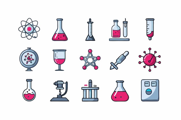 Collection vector graphics illustration EPS source file format lossless scaling icon design