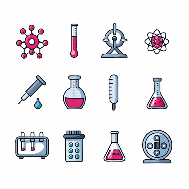 Collection vector graphics illustration EPS source file format lossless scaling icon design