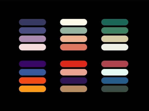 color palate, palettes,neon,gold ,vintage, retro,light, dark,warm,old, summer,fall,