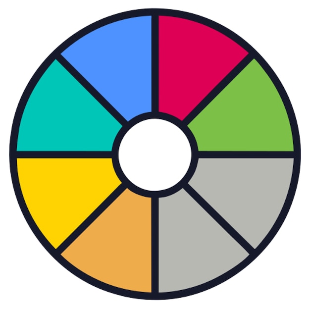 color palette circle icon