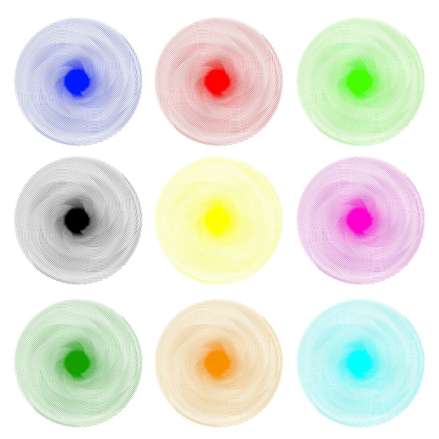 Colored abstract hypnotic background. Vector illustration. EPS 10.