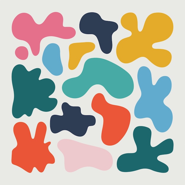 Colorful Abstract Amorphous Shapes