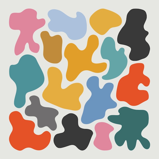 Colorful Abstract Amorphous Shapes
