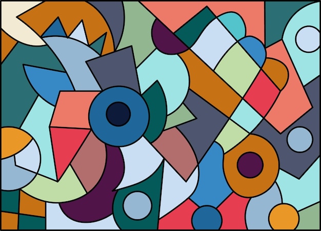 colorful abstract art for wallpaper