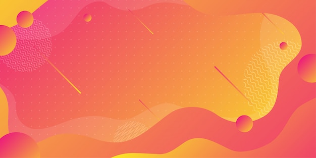 colorful abstract background and gradation using minimal geometry and wave shape 