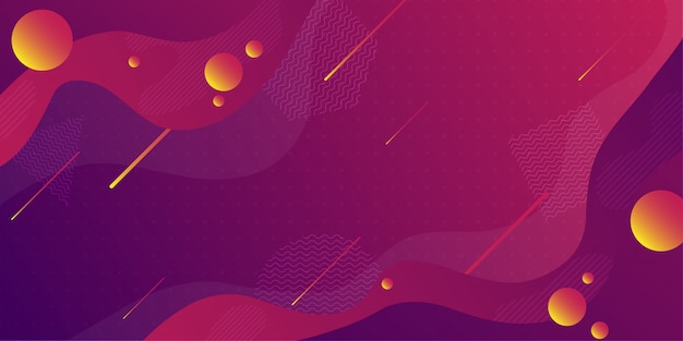 colorful abstract background and gradation using minimal geometry and wave shape 