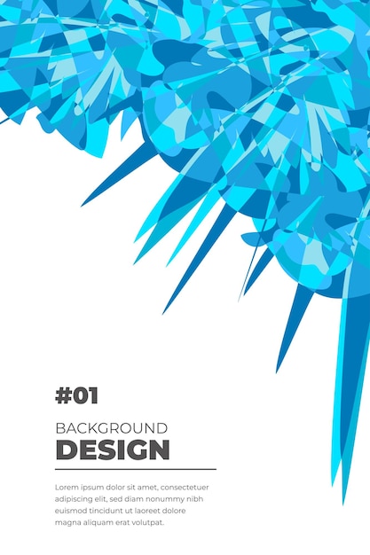colorful abstract banner template with dummy text for web design landing page social media story and print material