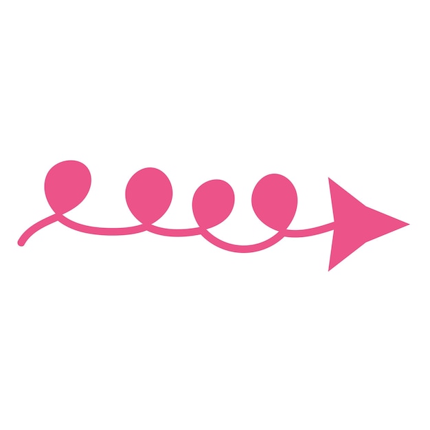 Colorful Arrow Shape Icon Design Isolated multicolored arrows of different shapes