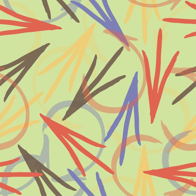 colorful arrows seamless vector pattern background illustration