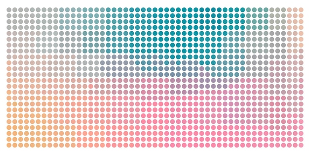 Colorful dot pixel background with a modern edge Halftone bitmap dotted gradient texture Smooth