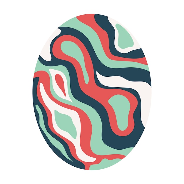 Colorful Easter Egg Illustrations with Floral and Abstract Designs