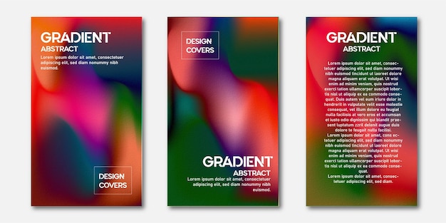 colorful flyer template design illustration