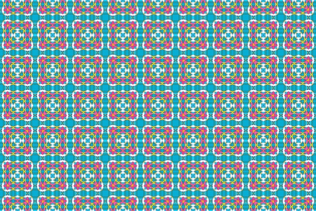 Colorful Geometric Seamless Pattern