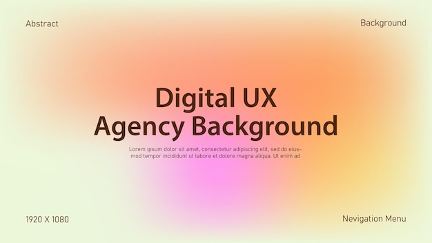 Colorful Gradient Mesh UI Background Template