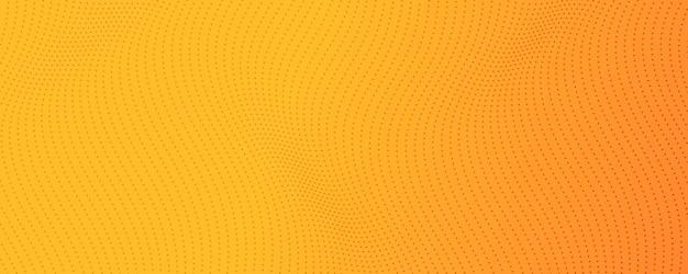 Colorful halftone background with flowing dots