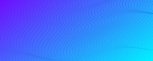 Colorful halftone background with flowing dots