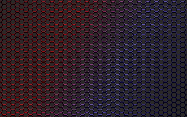 Colorful hexagon background design