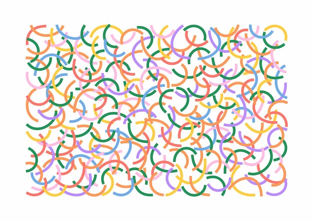 Colorful pattern Fun colorful scribble lines or stripes doodle shape background