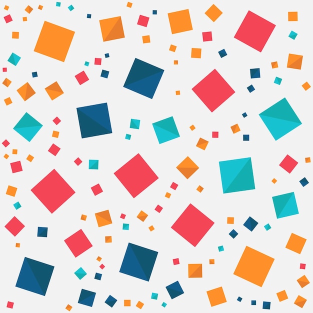 Colorful rectangle and circle shapes