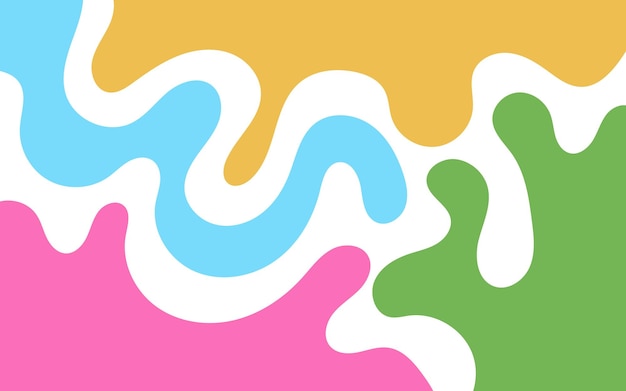 Colorful smooth liquid background