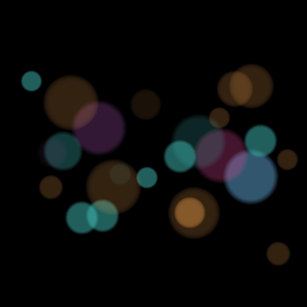 Colorful transparent bokeh lights Vector Illustration EPS10