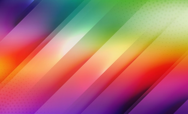 Colorful Vector Gradient Mesh Abstract Background