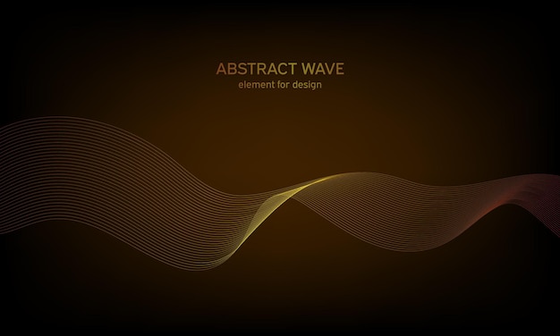 colorful wave background element 