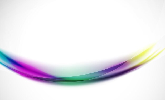 Colorful wave line abstract background with light and shadow effects