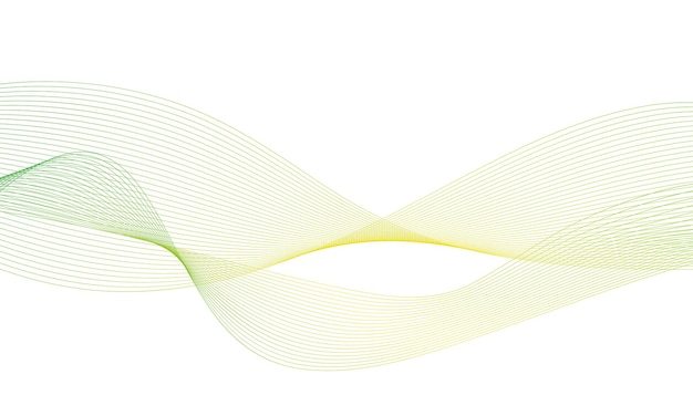 colorfull wave element for design