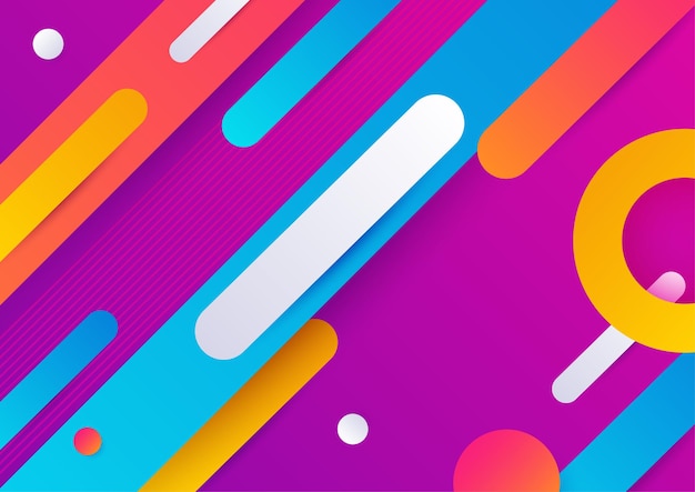 colourful abstract background modern abstract covers minimal covers design colorful geometric background vector illustration