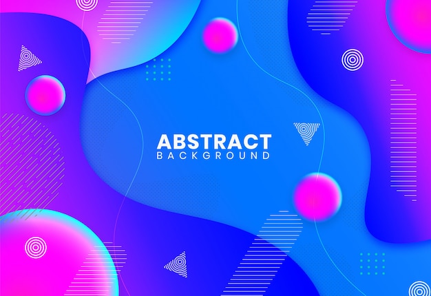Colourful abstract geometric background
